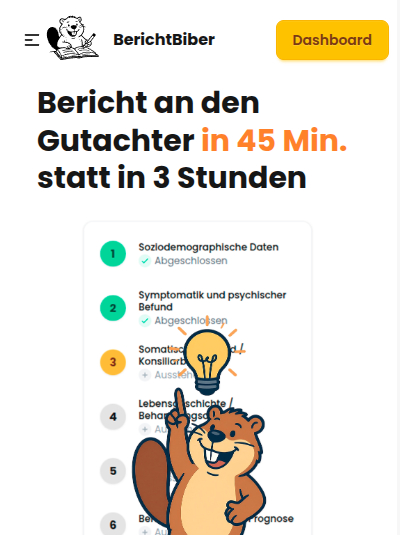 BerichtBiber - Bericht an den Gutachter